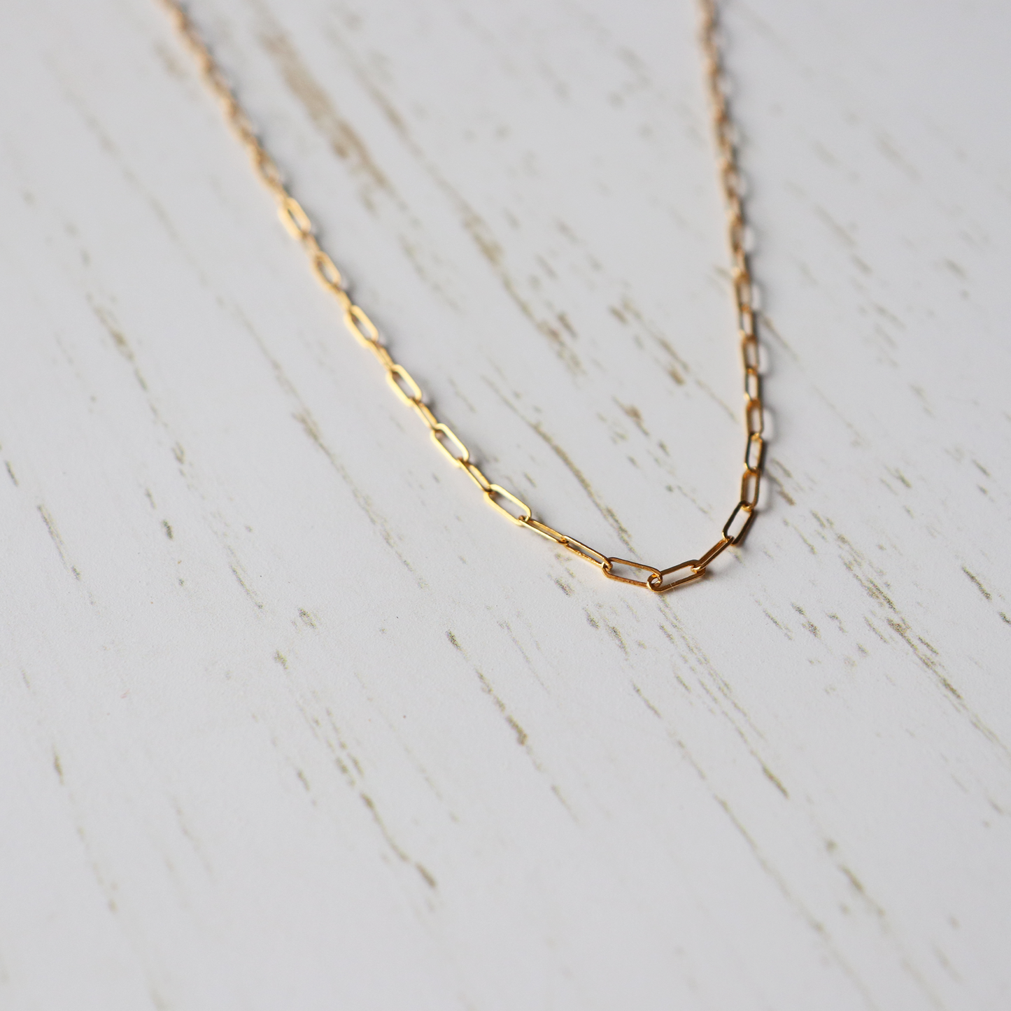 Paperclip Necklace - Gold - Aligned Gemini Co