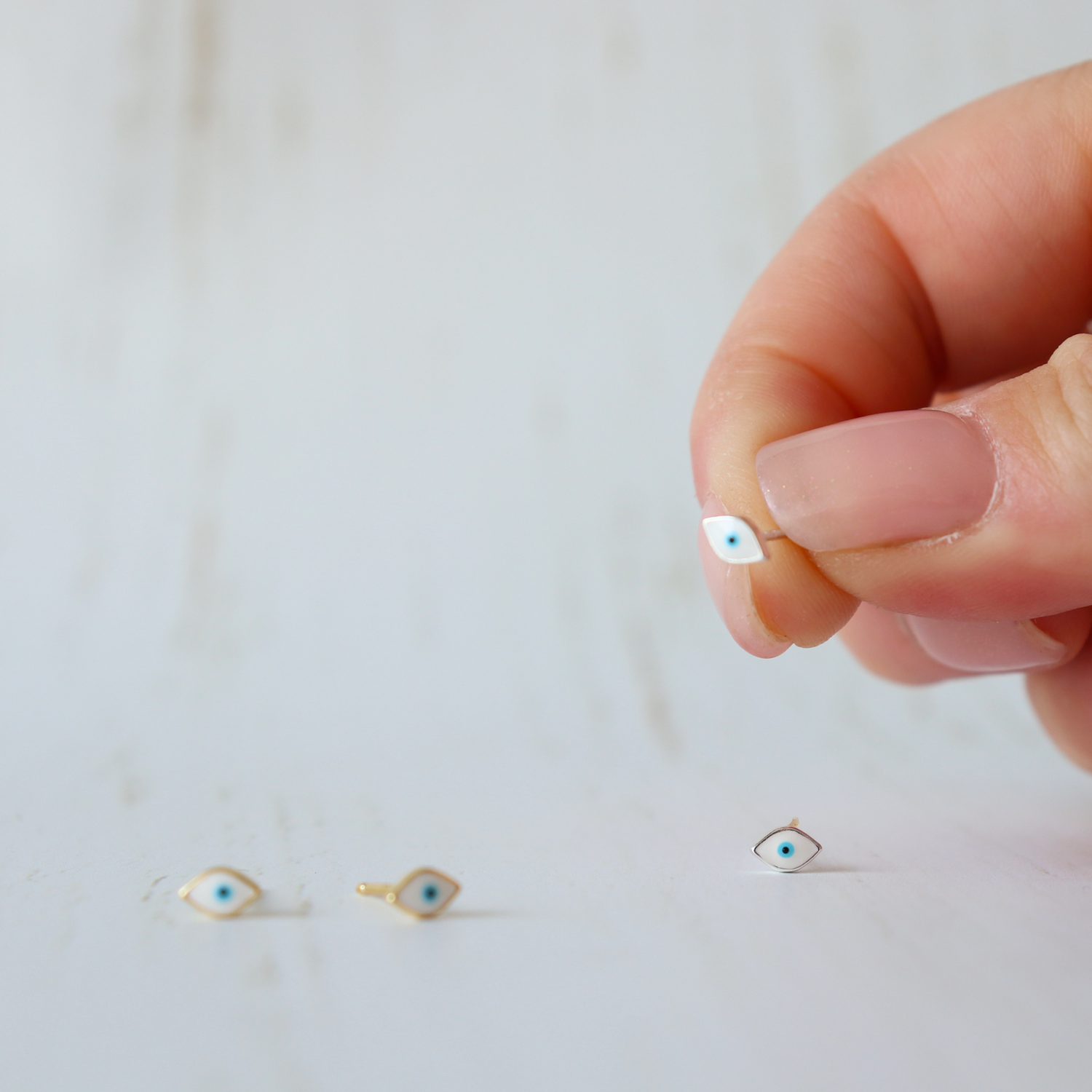 Evil Eye Studs - Aligned Gemini Co