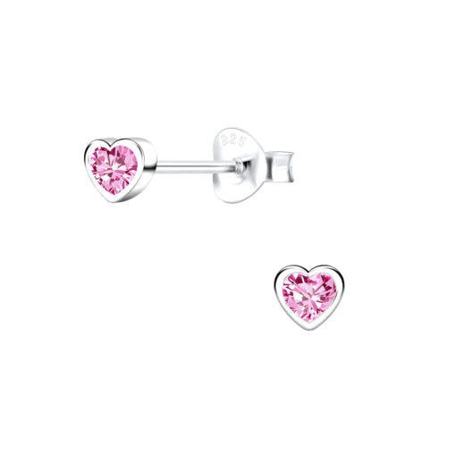 Mini Heart Studs