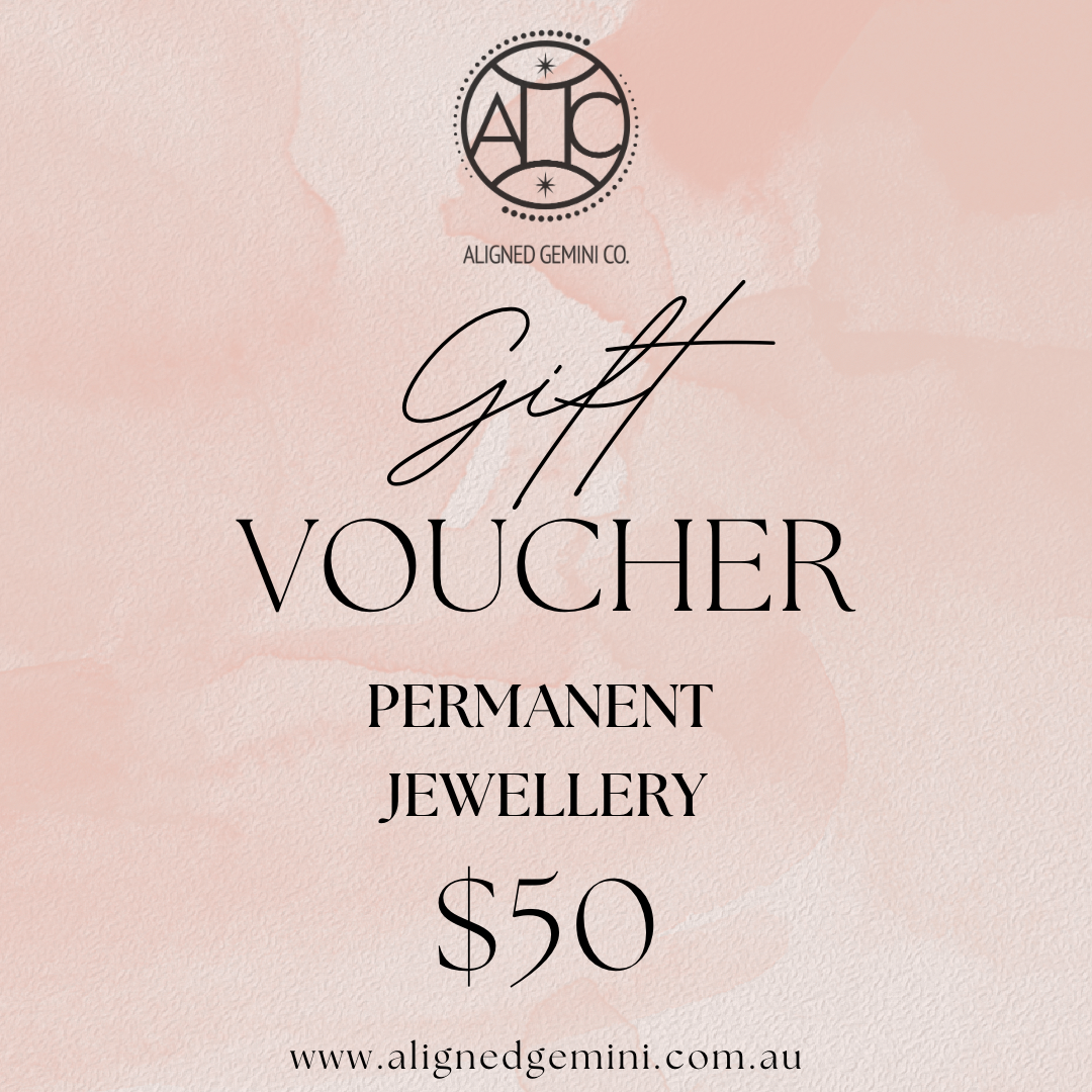 Permanent Jewellery Gift Certificate - Aligned Gemini Co